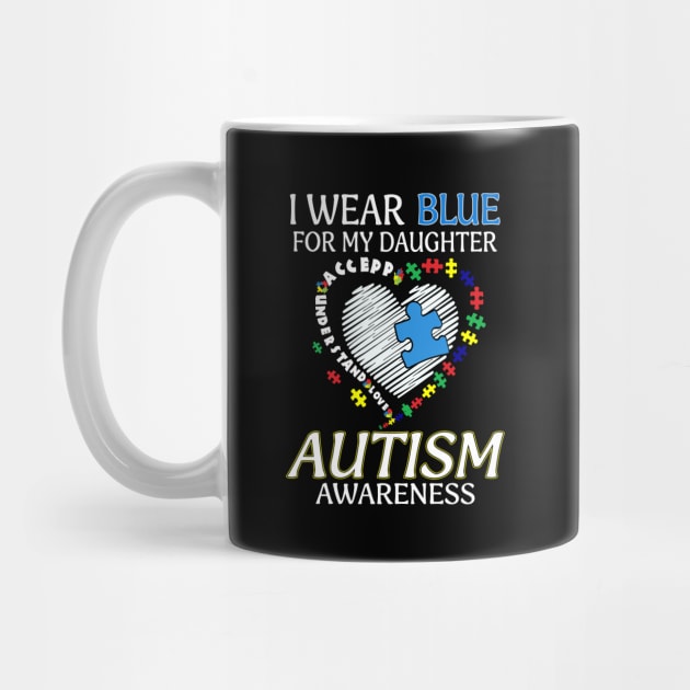 I Wear Blue For My Granddaughter Autism Awareness Accept Understand Love Shirt I Wear Blue For My Granddaughter Autism Awareness Accept Understand Love Shirt by Kelley Clothing